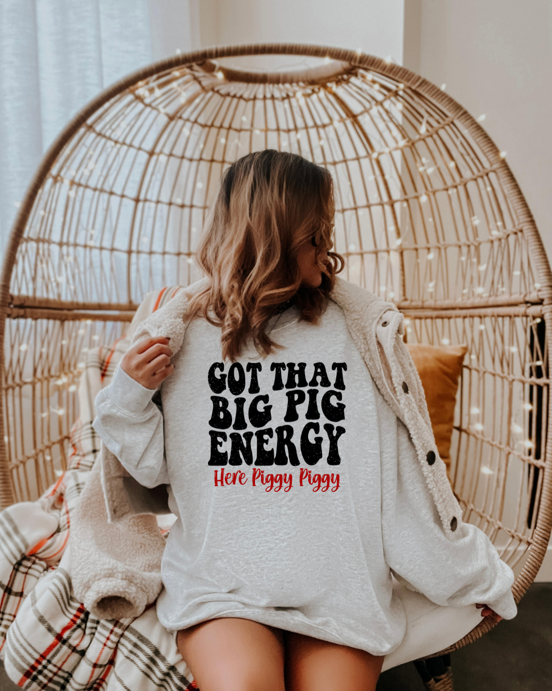 Got That Big Pig Energy Arkansas Crewneck Pullover