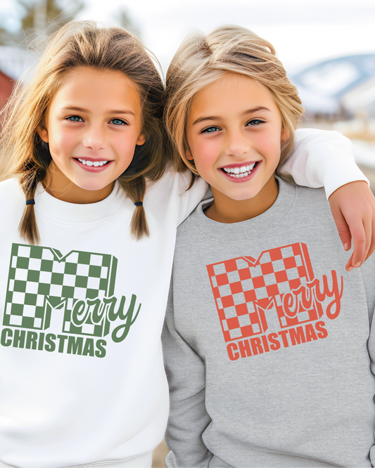 MTV Merry Christmas (Red) Youth Crewneck Pullover