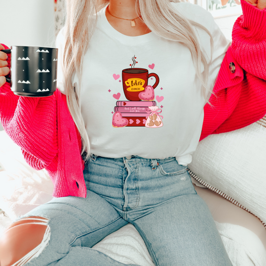 Lukes Valentines Gilmore Girls Adult Graphic Tee