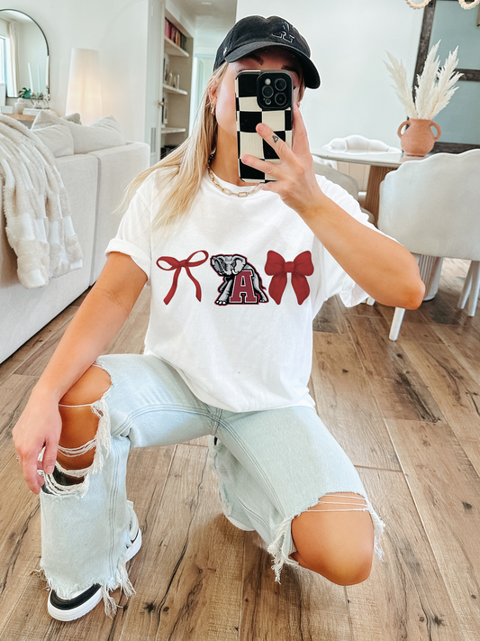 Alabama Bows Adult Graphic Tee