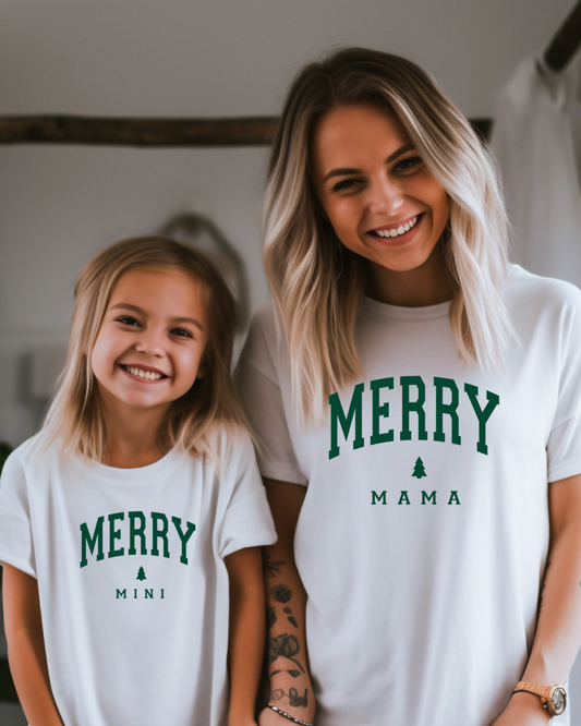 Merry Mama Christmas Adult Tee