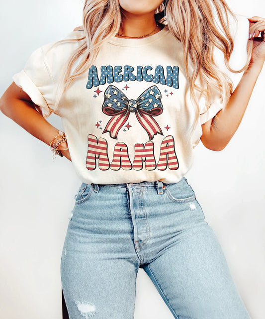 American Mama Adult Tee