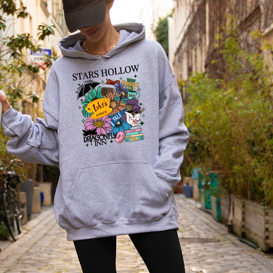 Stars Hollow Gilmore Girls Adult Graphic Hoodie