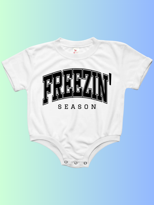 Freezin' Season Baby Bubble Romper