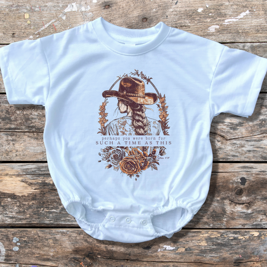 Such A Time As This Christian Baby Bubble Romper