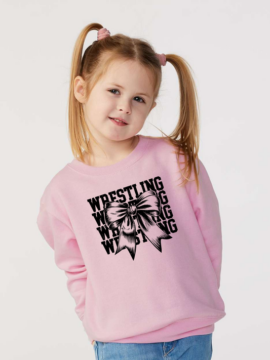 Wrestling Bow Youth Graphic Sweatshirt