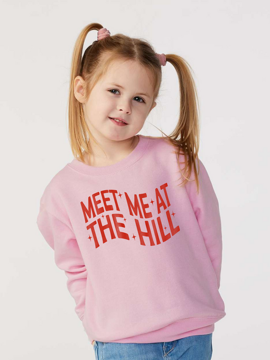 Meet Me at the Hill Arkansas part 2 Youth Graphic Sweatshirt