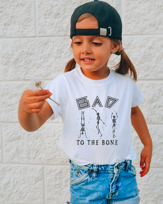 Bad To The Bone Spooky Youth Tee