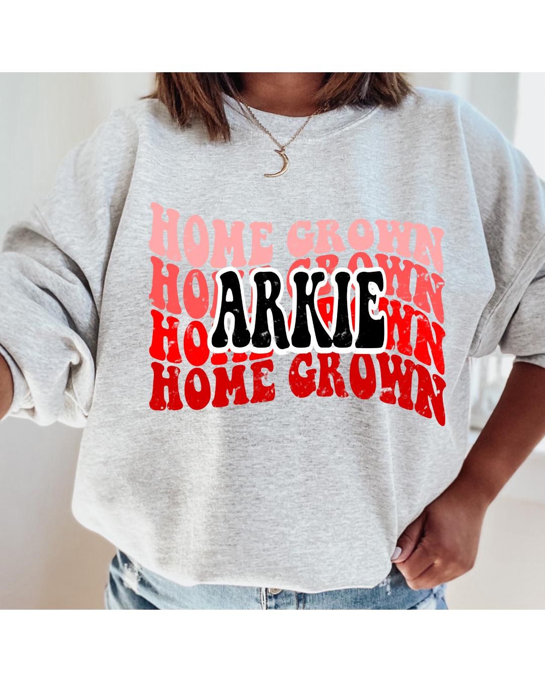 Home Grown Arkie Arkansas Crewneck Pullover