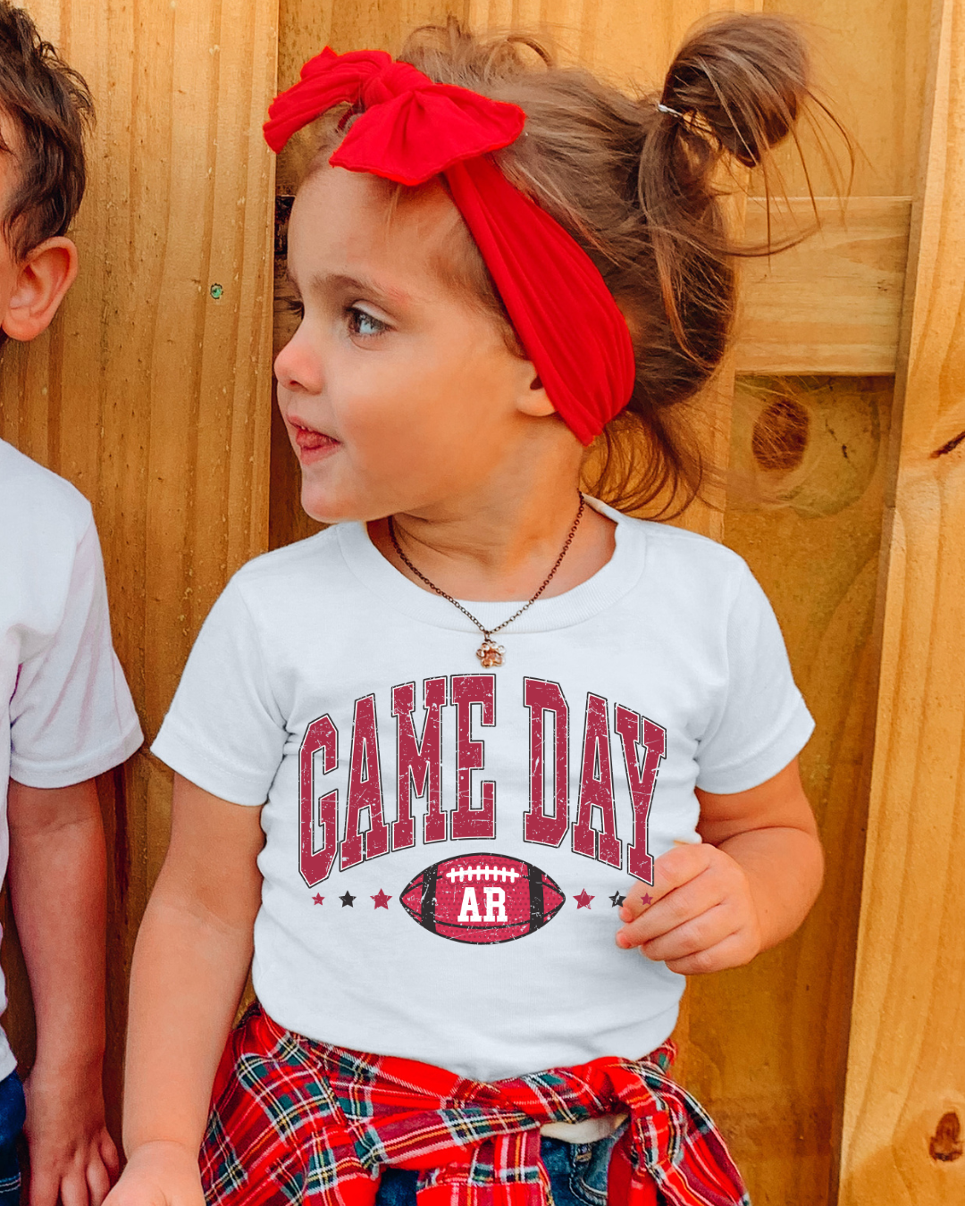 Arkansas Game Day Distressed Youth Tee
