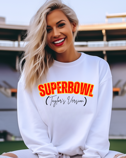 Superbowl Taylor's Version NFL X Taylor Crewneck Pullover