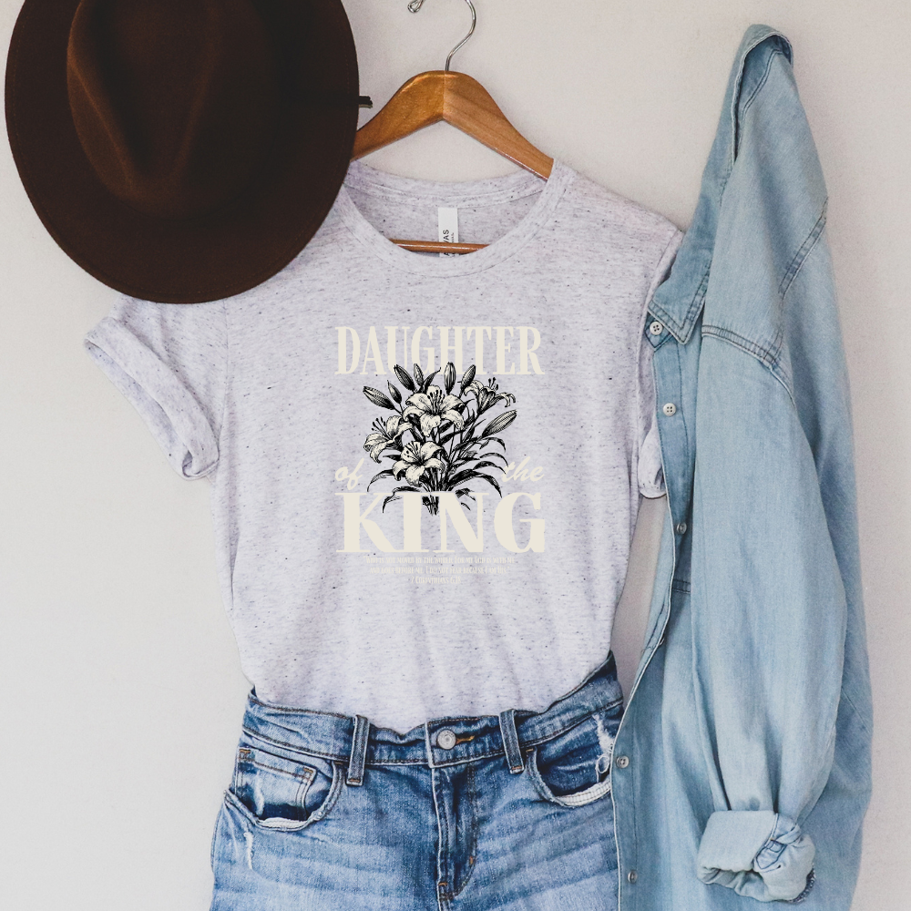 Daughter Of The King Christian Adult Graphic Tee
