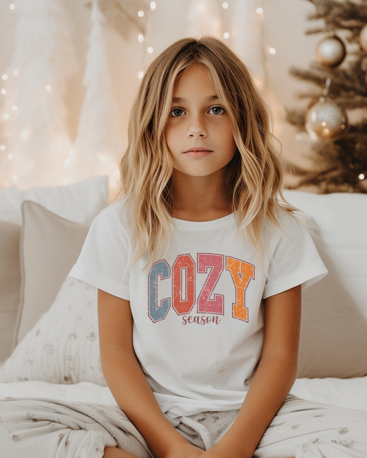 Cozy Holiday Christmas Youth Tee