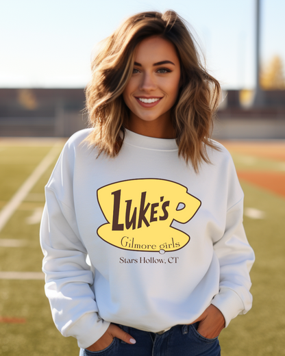 Luke's Diner Gilmore Girl Crewneck Pullover