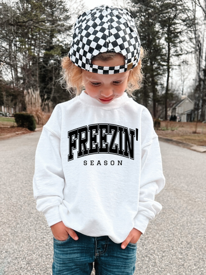 Freezin' Season Youth Graphic Sweatshirt