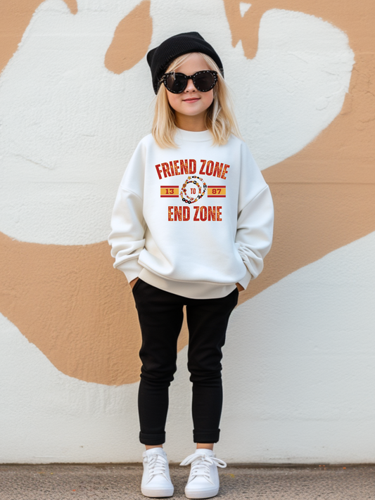 Friend Zone to End Zone NFL X Taylor Youth Graphic Sweatshirt