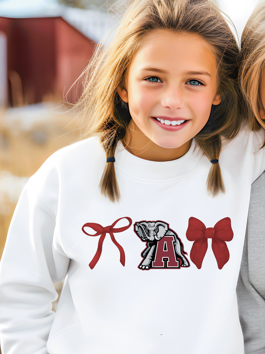 Alabama Bows Youth Graphic Sweatshirt