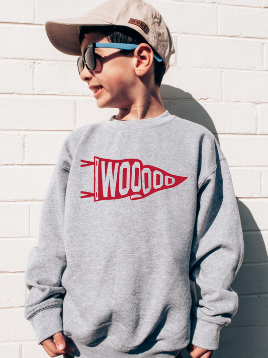 WOOOO Arkansas Razorbacks Youth Graphic Sweatshirt