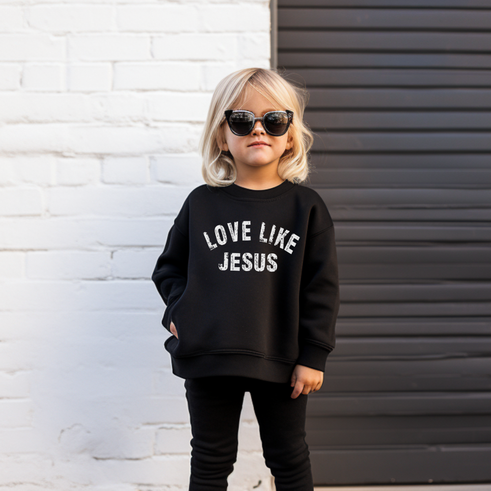 Love Like Jesus Christian Youth Graphic Sweatshirt