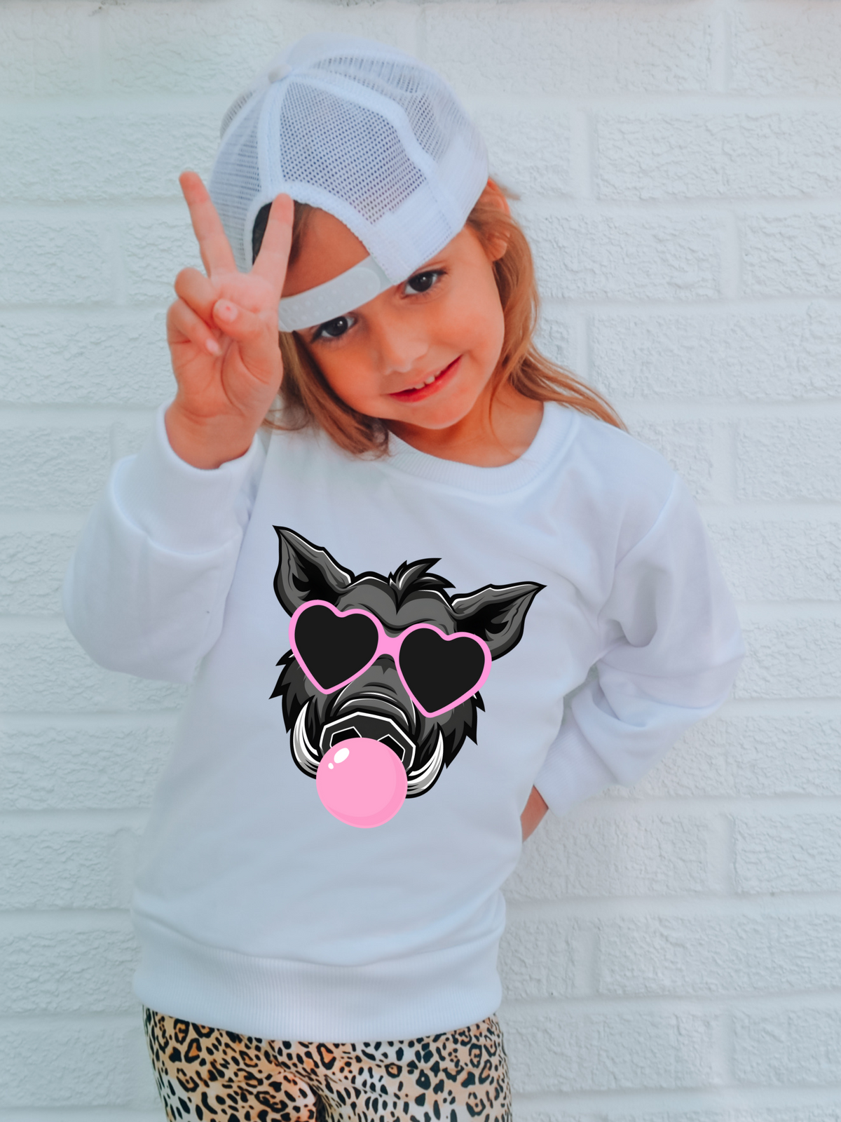 Arkansas Razorback Bubble Youth Graphic Sweatshirt