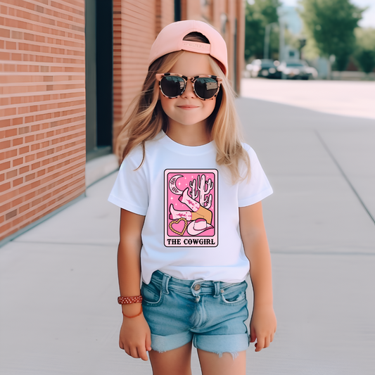 The Cowgirl Tarot Western Youth Graphic Tee