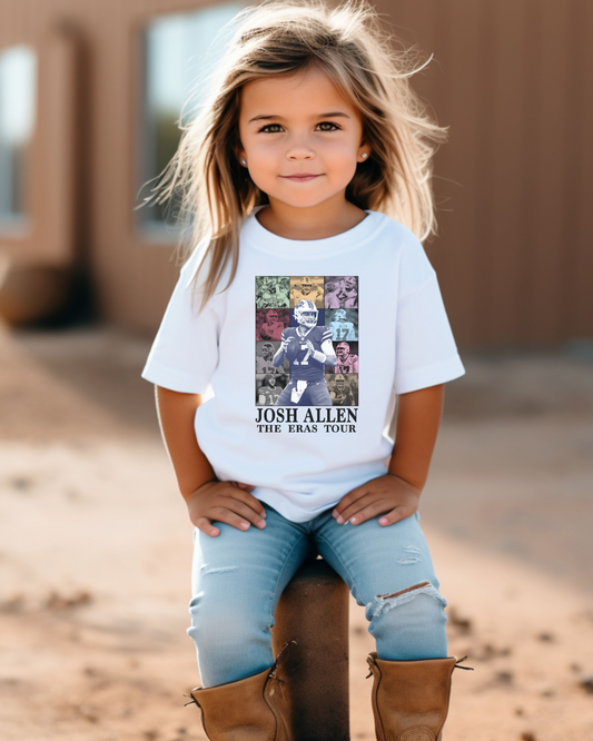 Josh Allen Eras Tour Buffalo Bills Youth Graphic Tee