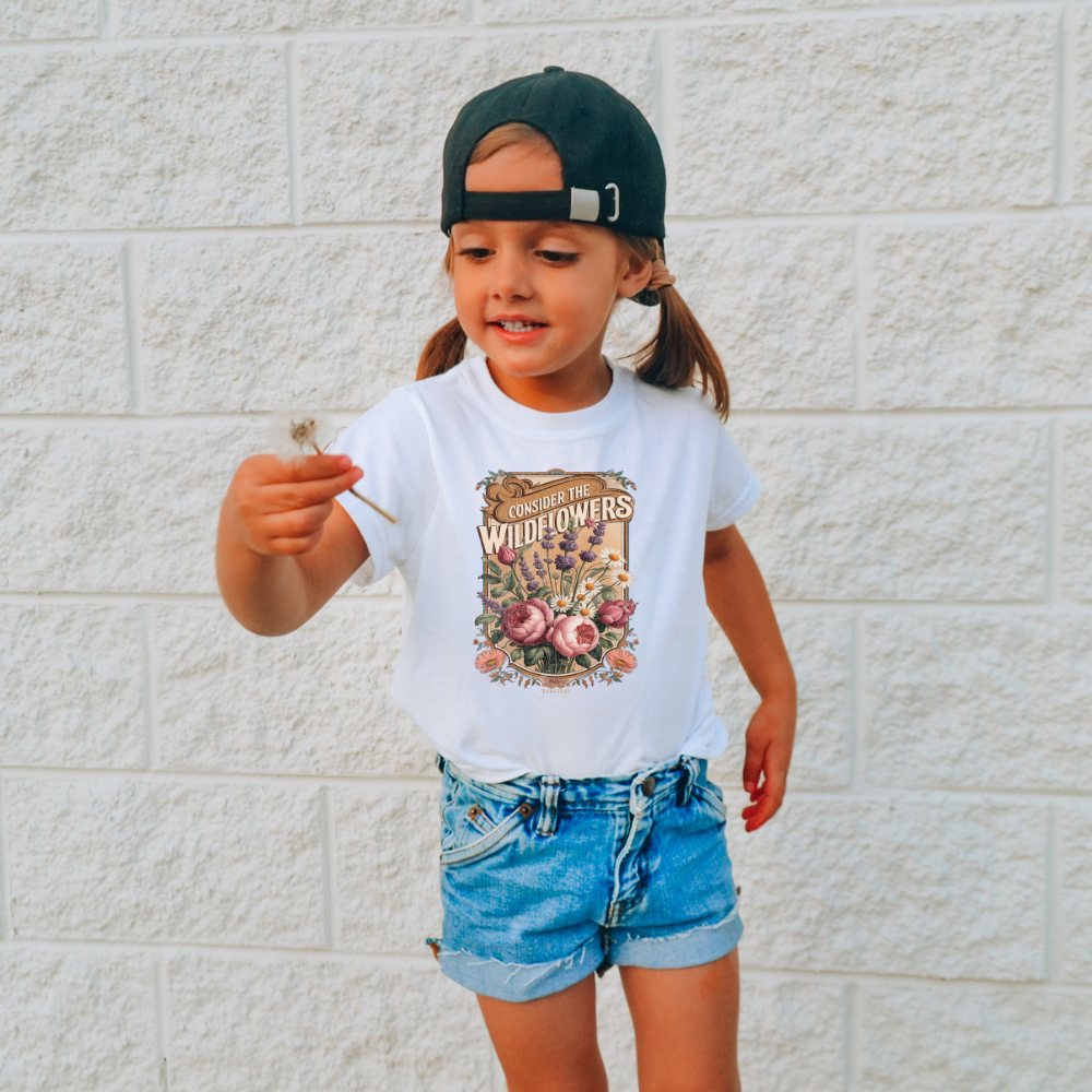 Consider The Wildflowers Spring Youth Graphic Tee