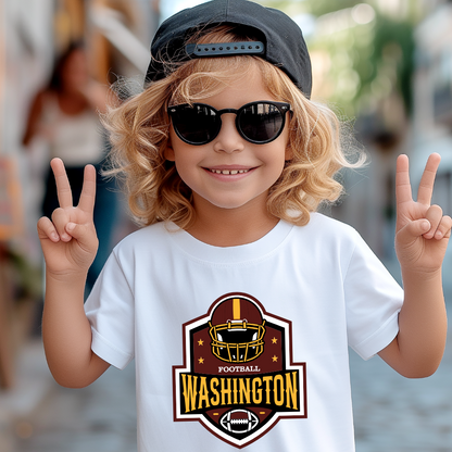 Washington Commanders Helmet Youth Graphic Tee