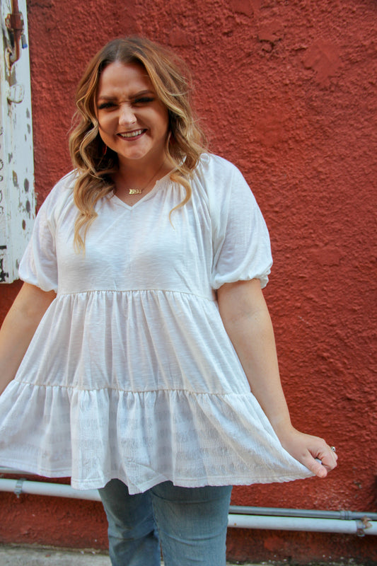 Saturday Errands Babydoll Top