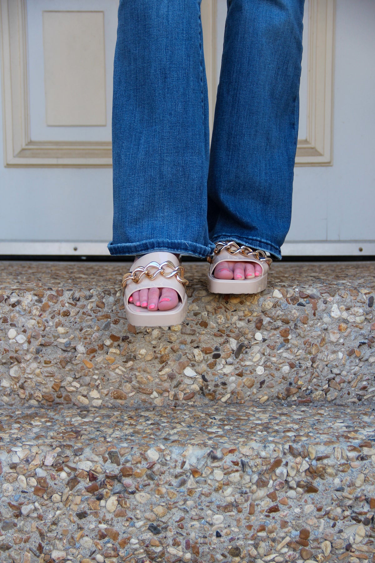 Off the Chain Blocked Heels
