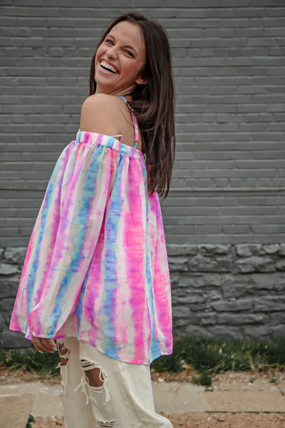 Just Right Tie Dye Off Shoulder