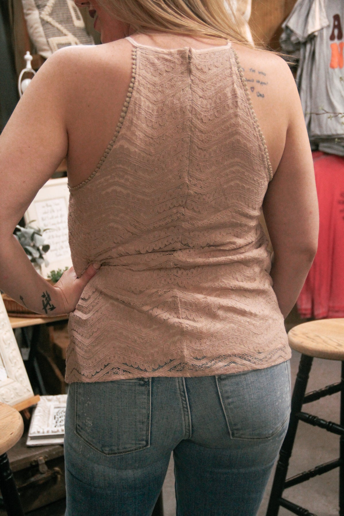 Lace For Days Halter Top