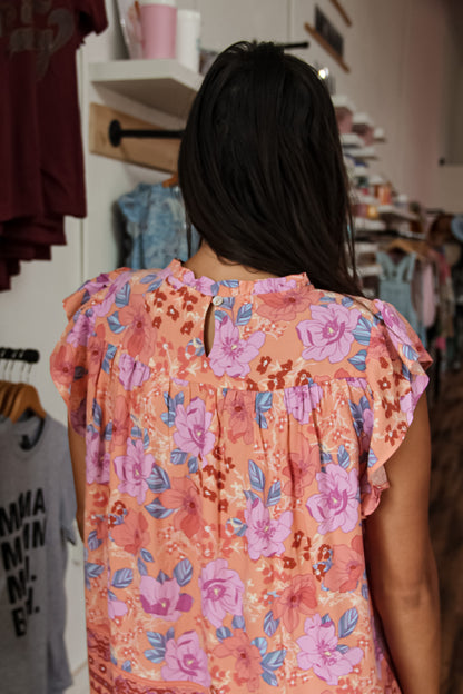 Flirting With Perfection Floral Top
