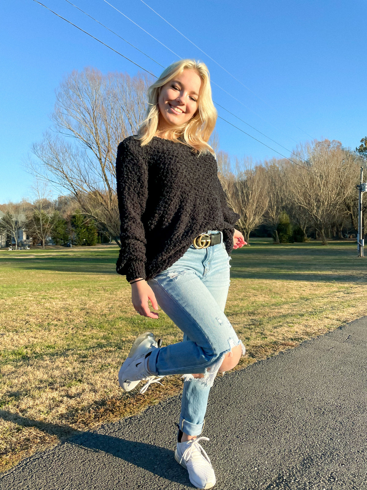 Cozy Dreams Top (Black)