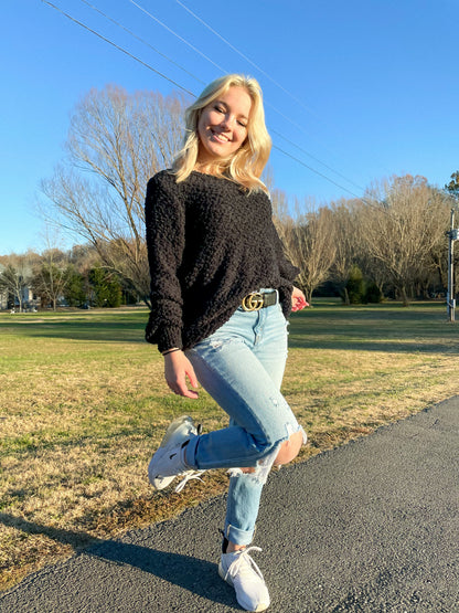 Cozy Dreams Top (Black)
